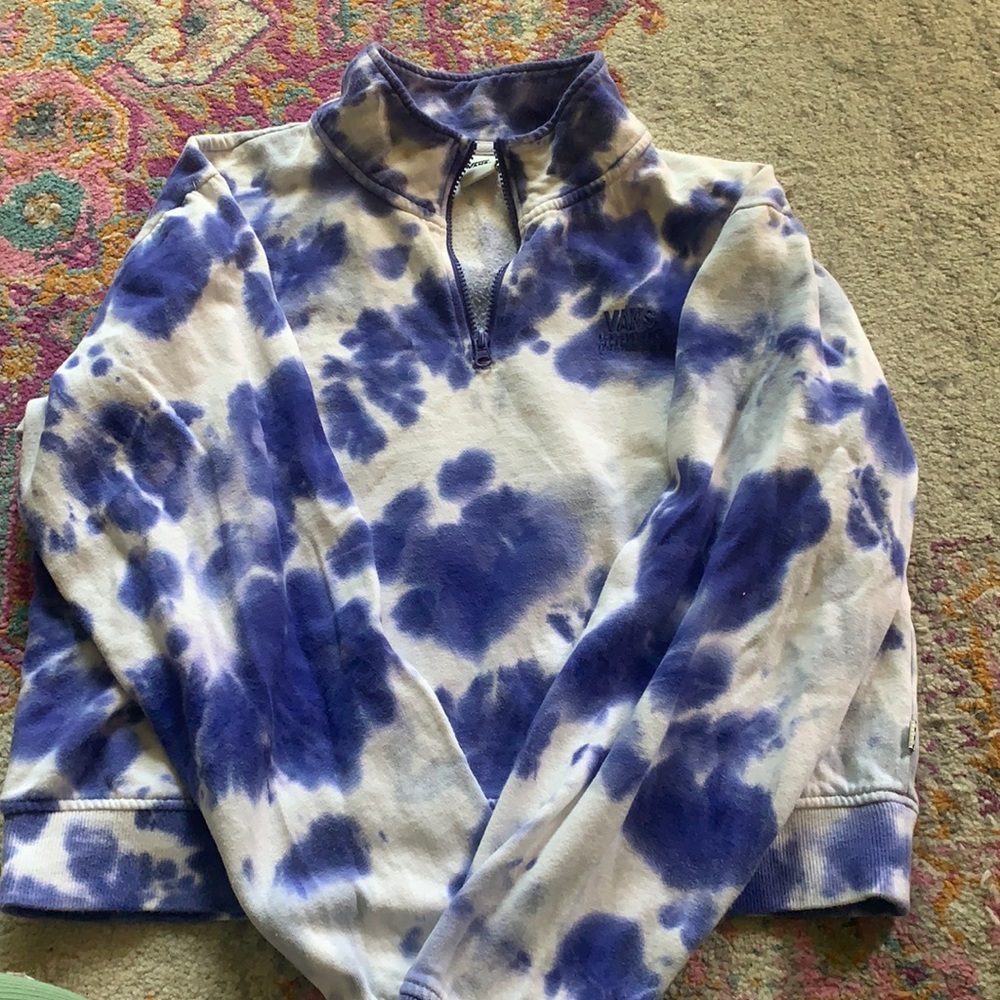 Vans crew neck tie dye sweatshirt